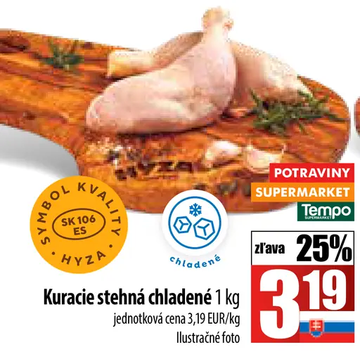 Kuracie rezne chladené