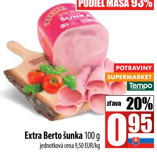 Extra Berto šunka