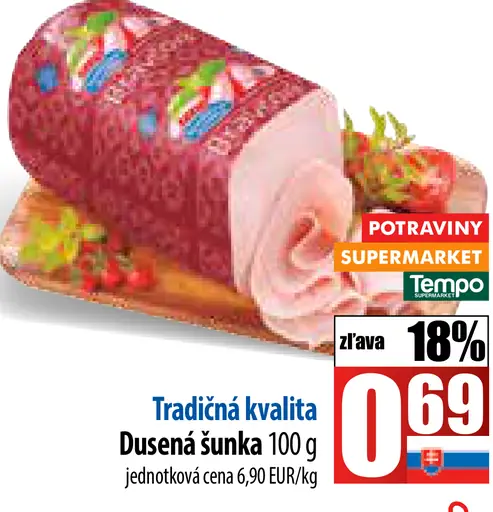 Tradičná kvalita Dusená šunka