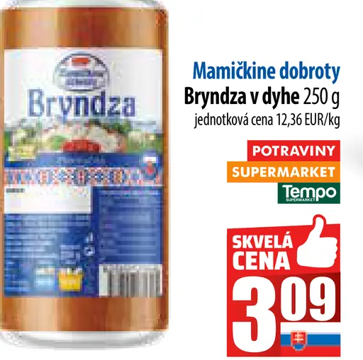 Mamkine dobroty Bryndza v dyme