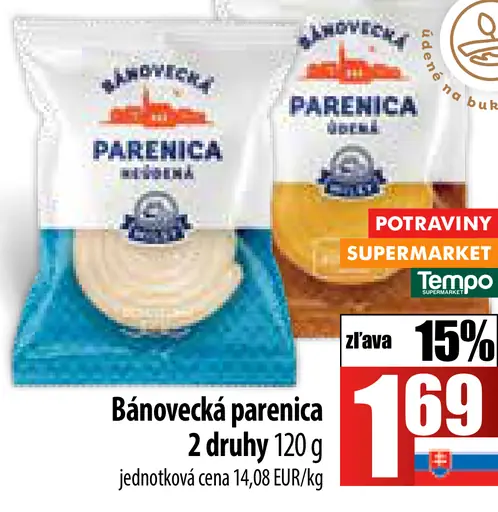 Bánovecká Parenica údená