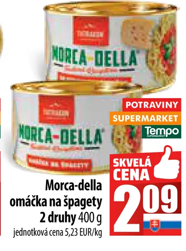 Morca-della omáčka na špagety