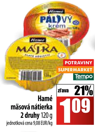 Hamé mäsová nátierka