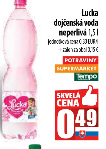 Lucka dojčenská voda
