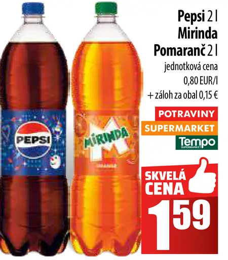 Pepsi a Mirinda Pomaranč
