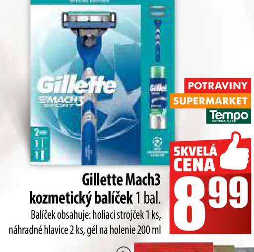 Gillette Mach3 kozmetický balíček