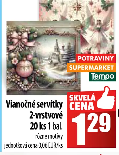 Vianočné servítky