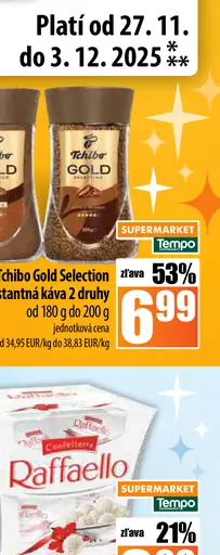Tchibo Gold Selection instantná káva