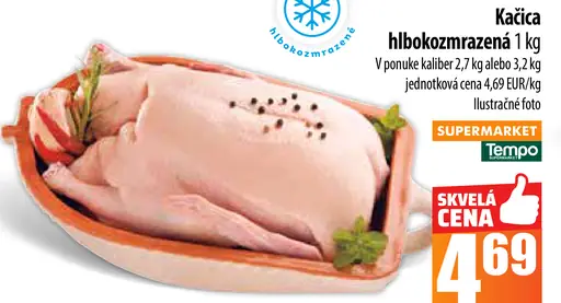 Kačica hlbokozmrazená