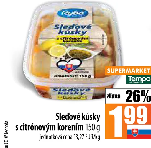 Sledové kúsky s citrónovým korením