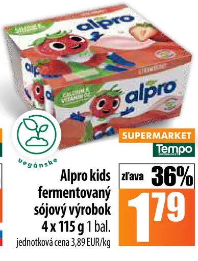 Alpro Kids fermentovaný sójový výrobok