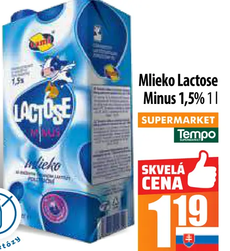 Mlekko Lactose Minus 1,5%