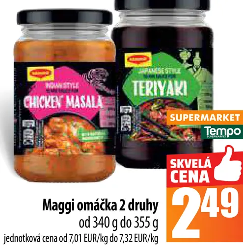 Maggi omáčka 2 druhy