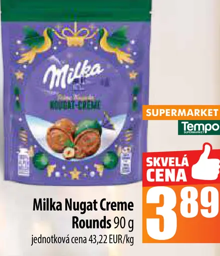 Milka Nugat Creme Rounds