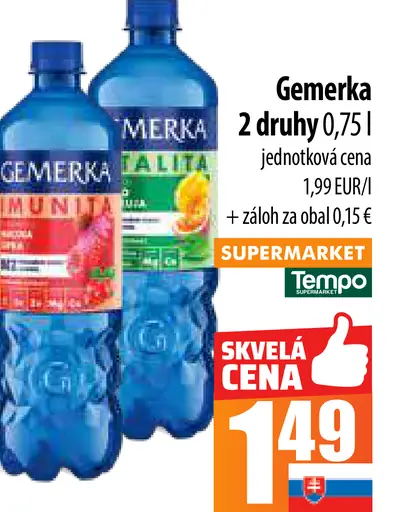 Gemerka ochutená 2 druhy