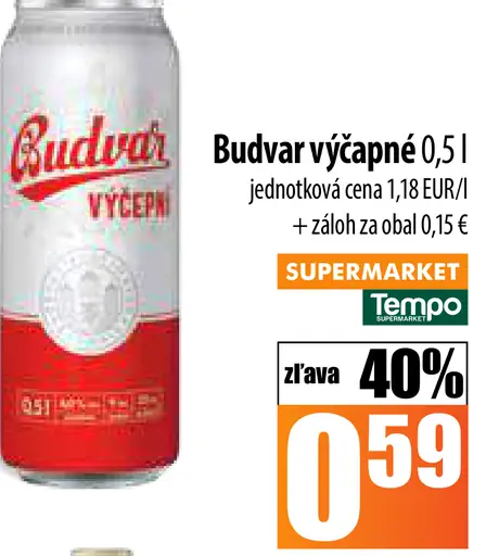 Budvar výčapné