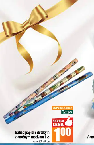 Baliaci papier s detským vianočným motívom