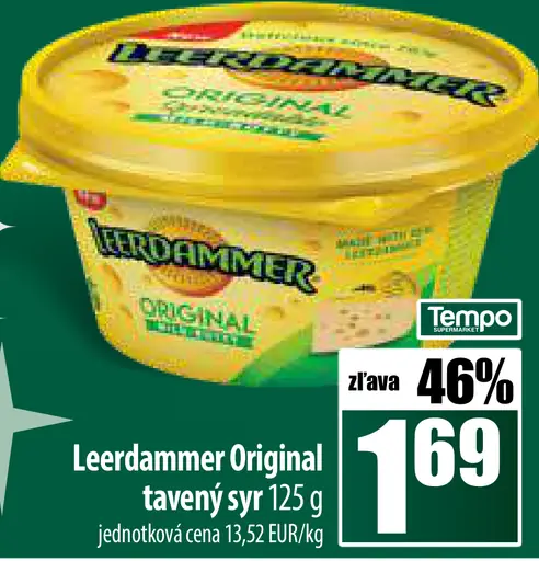 Leerdammer original plátky syr