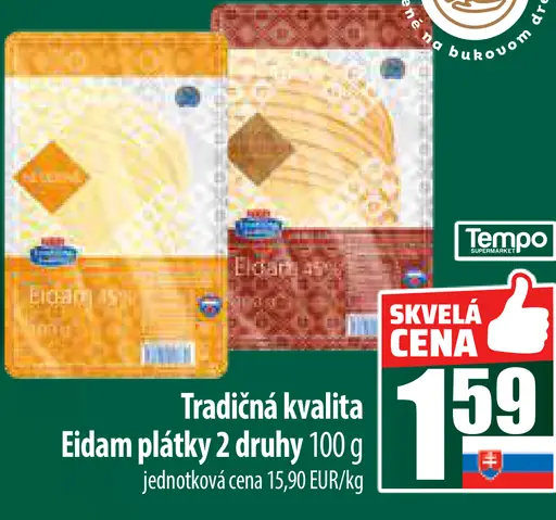 Tempo Eidam plátky