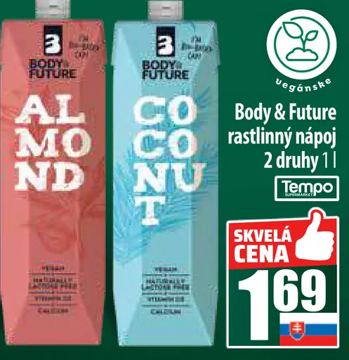 Body & Future rastlinný nápoj