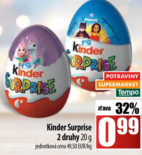 Kinder Surprise 2 druhy