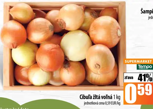 Cibuľa žltá voľná