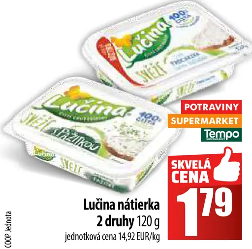 Lučina kozia nátierka