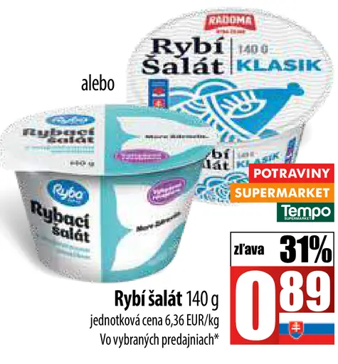 Rybí šalát klasik