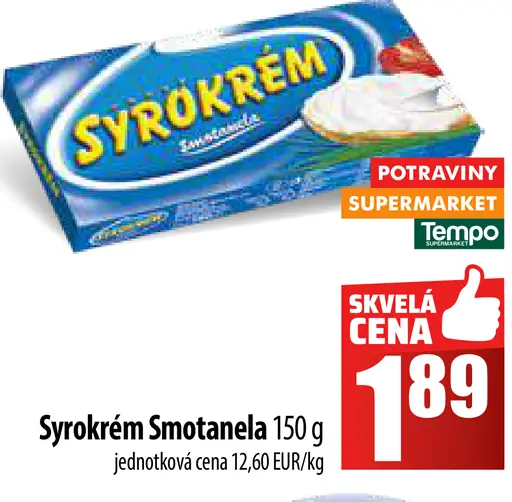 Syrokrém Smotanela