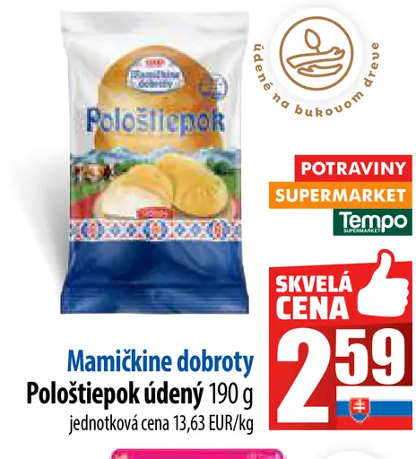Maminkine dobroty Pološtiepok údený
