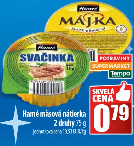 Hamé mäsová nátierka