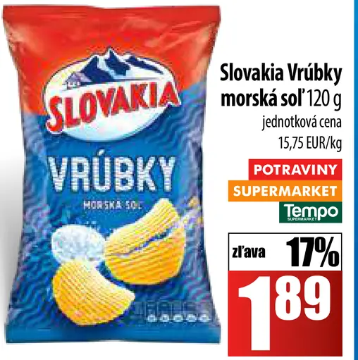 Slovakia Vrúbky morská soľ
