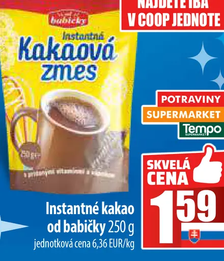 Instantné kakao od babičky