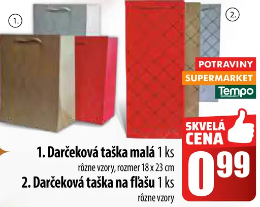 Darčeková taška malá