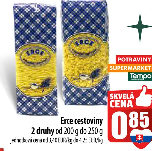 Erce cestoviny