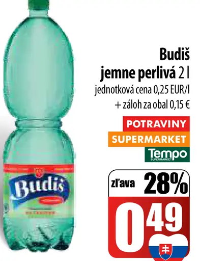 Budiš jemne perlivá