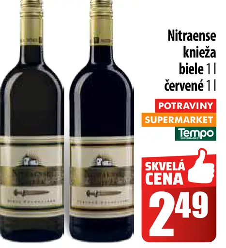 Nitranese knieža biele červené víno