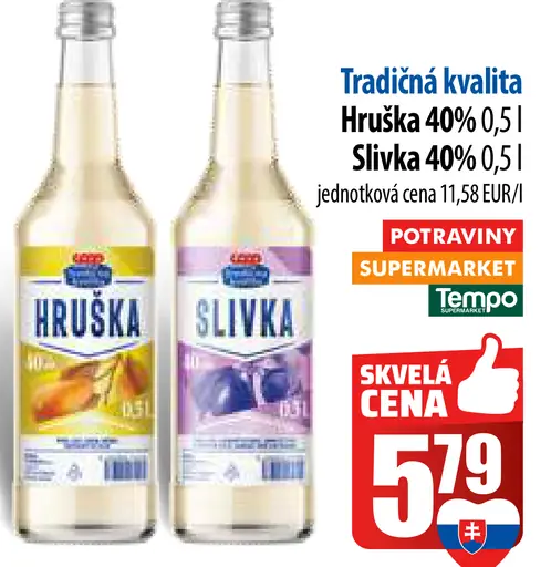 Tradičná kvalita Hruška Slivka