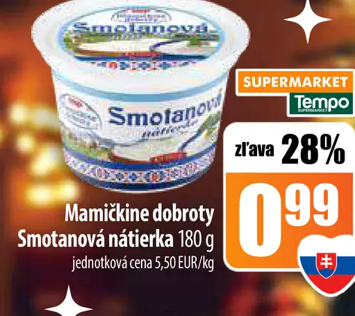 Mamčikine dobroty smotanová nátierka