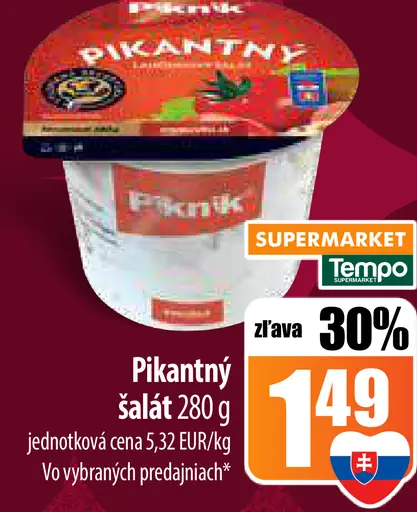 Piccante Pikantný šalát