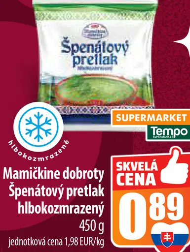 Mamičkine dobroty Špenátový pretlak