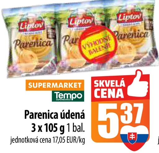 Liptov Parenica údená