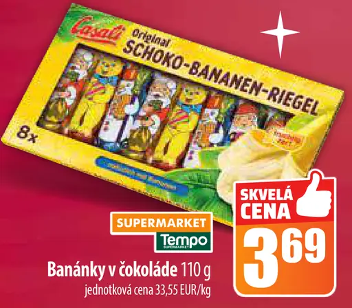 Original Schoko-Bananen-Riegel