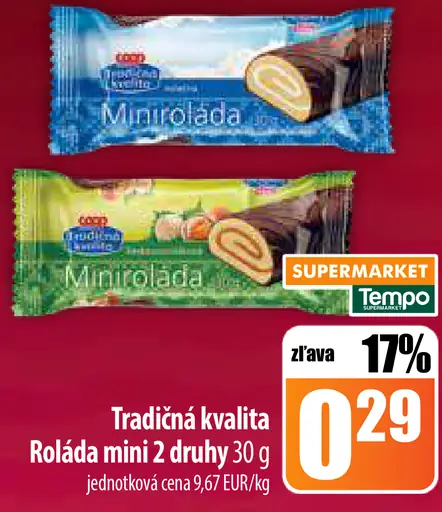 Tradičná kvalita Roláda mini 2 druhy