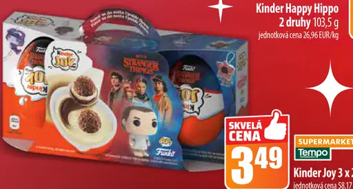 Kinder Happy Hippo 2 druhy