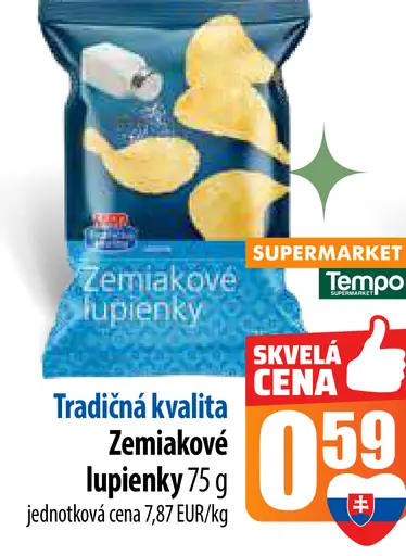 Tradičná kvalita Zemiakové lupienky