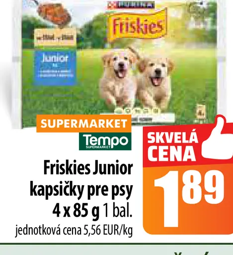 Friskies Junior kapsičky pre psy