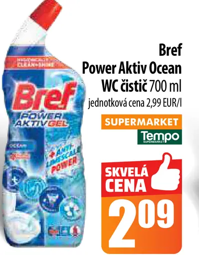 Bref Power Aktiv Ocean WC čistič