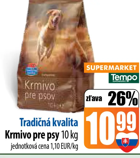 Tradičná kvalita Krmivo pre psy