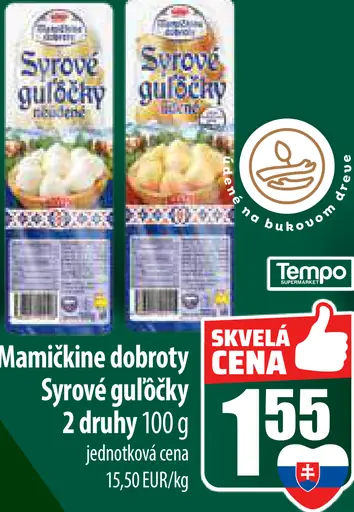 Mamické dobroty Syrové guľôčky